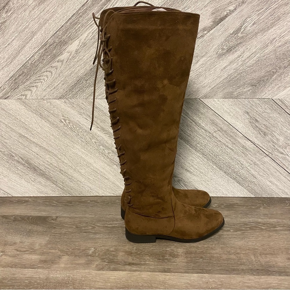 French Connection | Jasper Over The Knee Boots Brown Size 6 - Picture 5 of 8